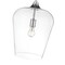Z-Lite Joliet 1 Light Pendant, Chrome & Clear 473P12-CH - alternate 4